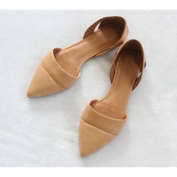 Madewell Shoes - MADEWELL Beige FLATS Pointed Toe Shoes D'Orsay
